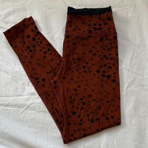 Stori Spotted Brown and Black Leggings